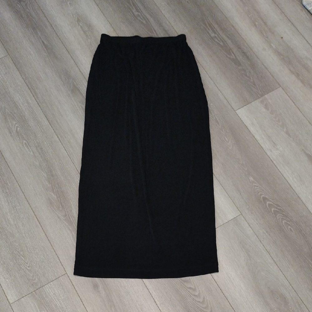 Chico's Classic Black Maxi Skirt